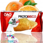 ProtoBisco Stage1 Orange - proteinowe ciastka o obniżonej kaloryczności o smaku pomarańczowym