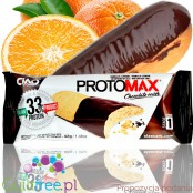 ProtoMax Orange & Protochoc - low carb fiber cookie covered in protein chocolate