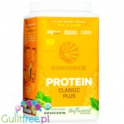 Sunwarrior Protein Classic Plus, Natural 0,75KG - organiczna wegańska odżywka białkowa bez słodzików