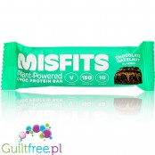 MisFits Chocolate Hazelnut - triple layered vegan protein bar
