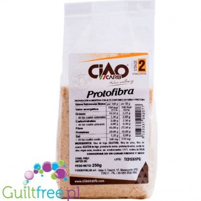 Ciao Carb ProtoFibra Stage2 - low-carbohydrate breadcrumbs, 48g of fiber