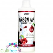 Weider Fresh Up Cherry Cola 1L, low carb vitamin drink concentrate