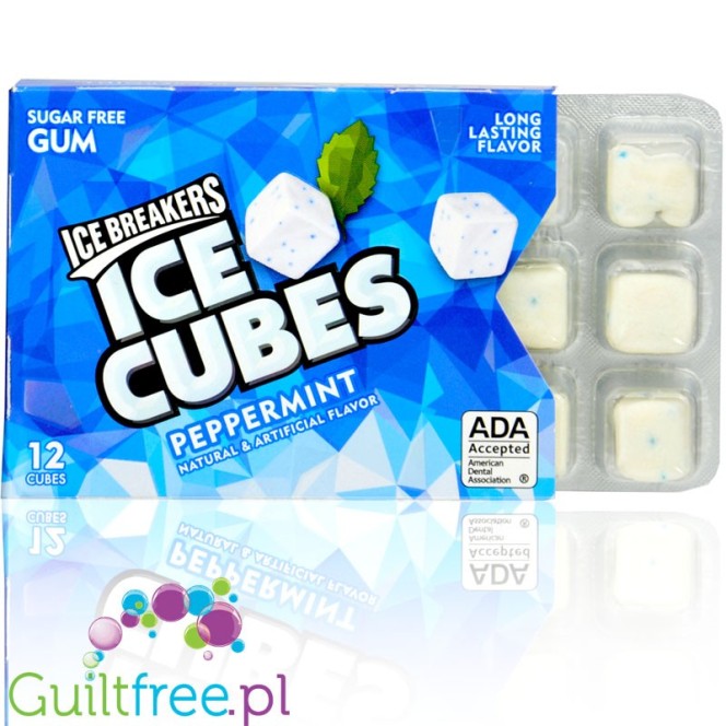 Ice Breakers Cubes Cool Peppermint, guma do żucia bez cukru, blister