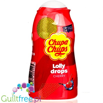Chupa Chups Lolly Drops Cherry - sugar free concentrated flavor enhancing drops
