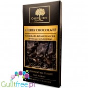 Cherry Tree rzemieślnicza czekolada bez cukru z suszonymi wiśniami 