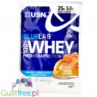 USN Blue Lab Whey Salted Caramel protein powder 33g