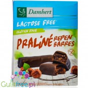 Damhert Praline Barres - lactose-free gluten-free bars in chocolate with praline filling