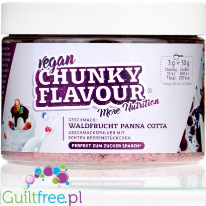 More Nutrition Chunky Flavor Waldfrucht Panna Cotta, 250g