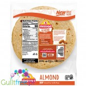 Mission Foods Almond Soft Tortillas, Original, 6 inch 6 tortillas 