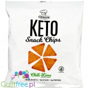Genius Gourmet Keto Snack Chips, Chili Lime