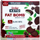 Slim Fast Keto Fat Bomb Chocolate Mint Cups with MCT