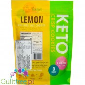 TooGoodGourmet Keto Lemon Crisp Cookie grain & sugar free, 1g net carb
