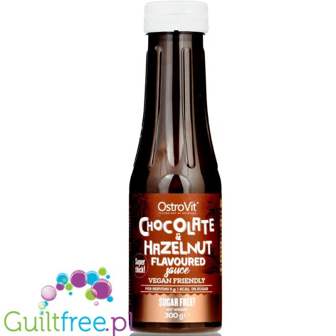 Ostrovit Chocolate Hazelnut Sauce zero calories
