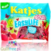 Katjes EasyLife Sour - wegańskie kwaśne żelki  30% mniej cukru bez słodzików