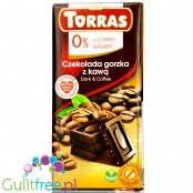 Torras Dark & Coffee - ciemna czekolada bez cukru z kawą (mniej niż 0,5g cukru)