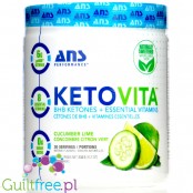 ANS Ketovita Cucumber Lime - keto formuła z BHB, kompleksem witamin grupy B i K2
