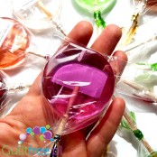 Confiserie Papo Violette - big, craft lollipop with xylitol, sugar free