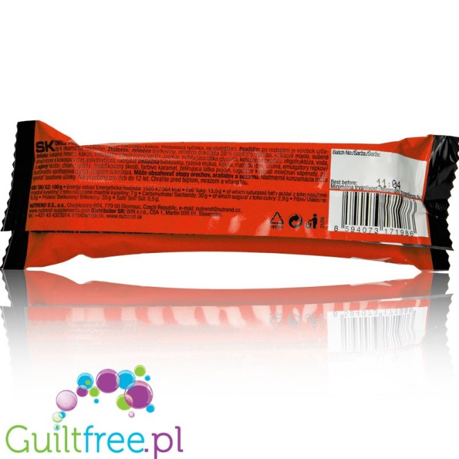 Nutrend QWIZZ Protein Bar Peanut Butter 60g