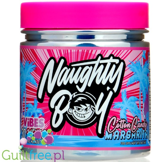 Naughty Boy Menace Pre-Workout - 435gr - Cotton Candy Margarita