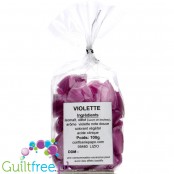 Confiserie Papo Berlingots Violette - ręcznie robione fiołkowe landrynki bez cukru z ksylitolem