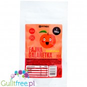 FitRec Fajna Galaretka Peach, sugar free jelly powder, 5 servings