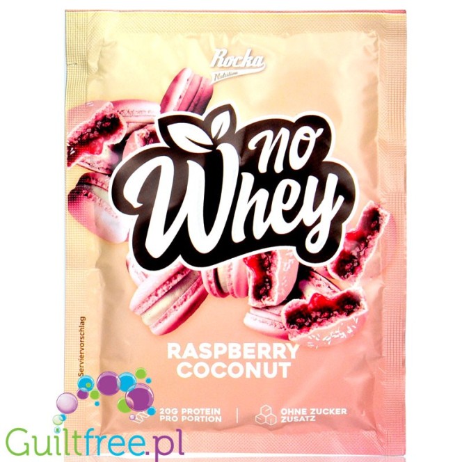 Rocka Nutrition NO WHEY Vegan Protein Raspberry Coconut 1kg