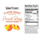 Jordan's Skinny Syrups Sugar Free Peach Ring + Energy