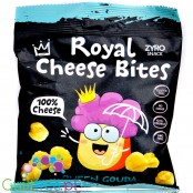 Royal Cheese Bites Queen Gouda Snack, No Carb, High Protein, Gluten Free, Vegetarian, Keto