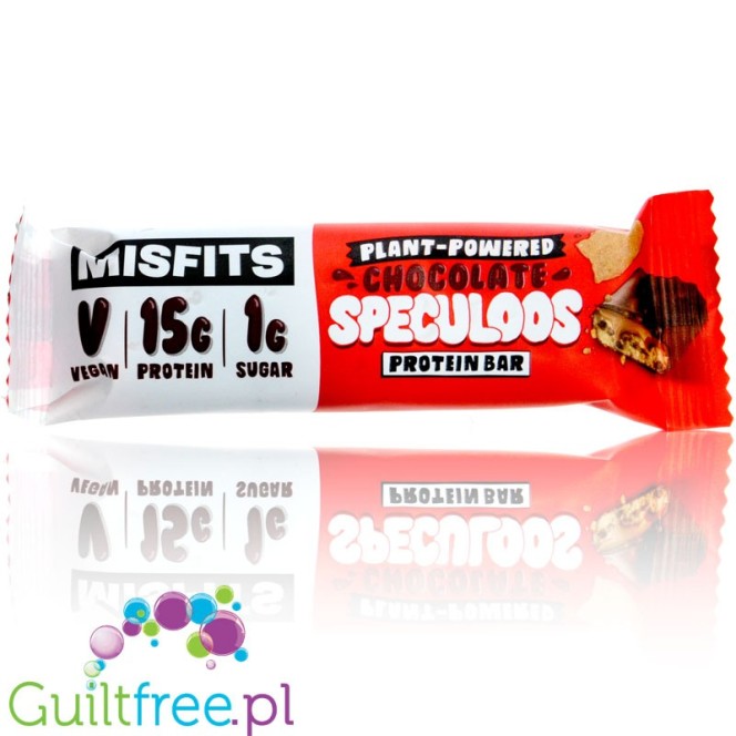 Misfits Vegan Protein Bar Speculoos - vegan protein bar