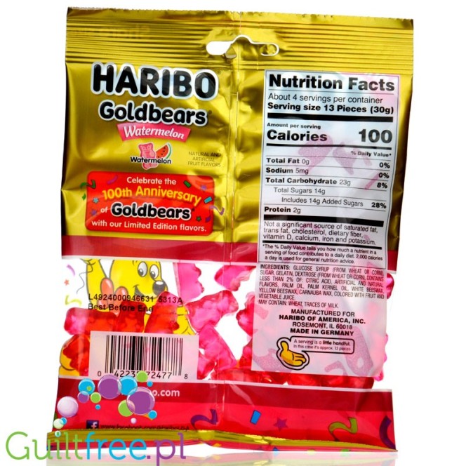 Chamallows l'Original HARIBO 100g - 30 sachets