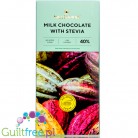 Millennium Milk Chocolate Stevia 40% - no added sugar milk chocolate