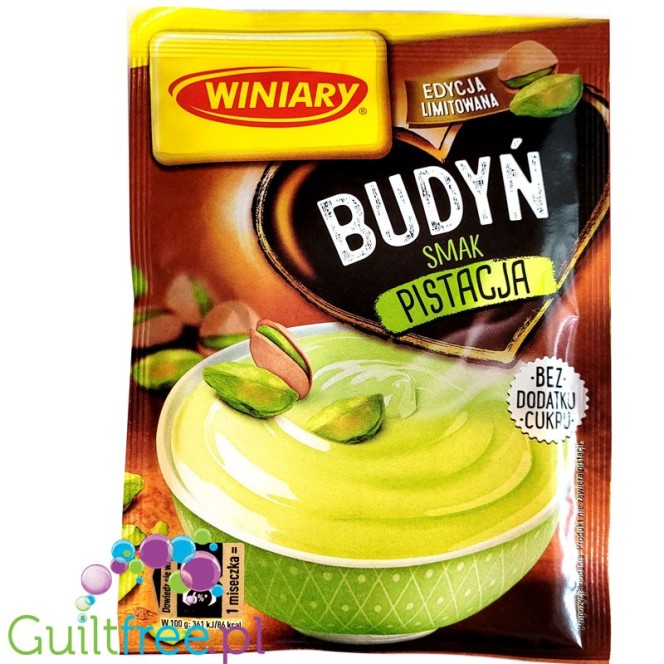 Winiary sugar free pistachio pudding without sweeteners