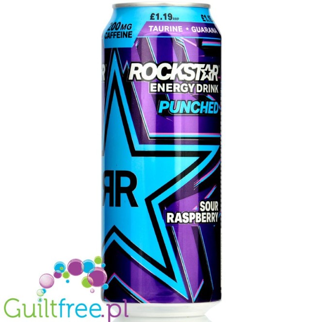 Rockstar Punched Sour Raspberry 200mg caffein