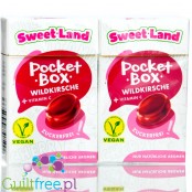 Sulá Sweet Land, Wildkirsche - wegańskie landrynki bez cukru, Wiśnia 2 x 44g