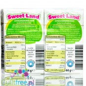 Sulá Sweet Land, Zitronen Melisse - wegańskie landrynki bez cukru, Cytryna & Melisa 2 x 44g