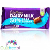 Cadbury Dairy Milk 30% less sugar chocolate