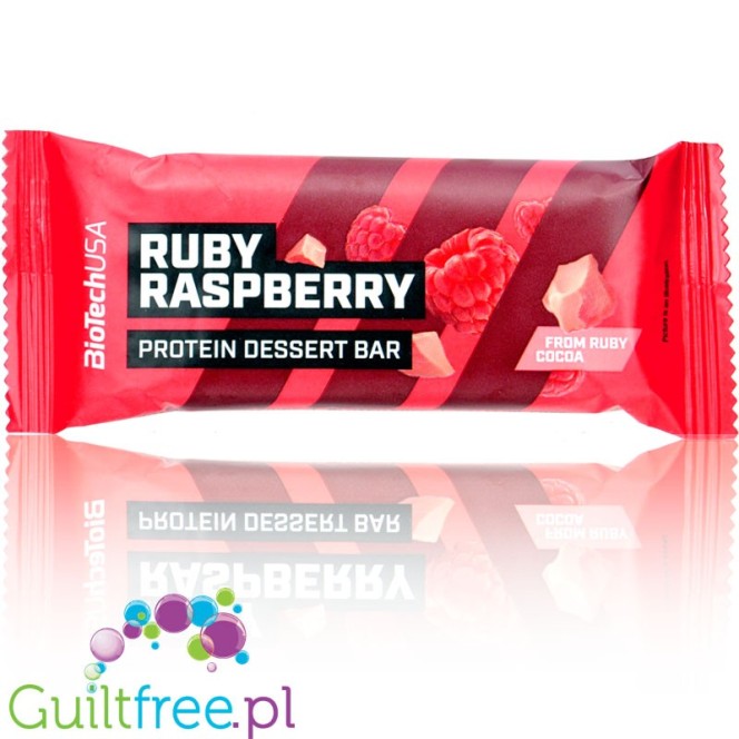 BioTech USA Protein Dessert Bar Ruby Raspberry