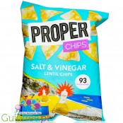 Proper Chips Salt & Vinegar Lentil Chips - chipsy z soczewicy solone z vinaigrette 93kcal
