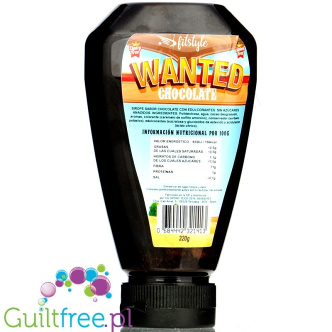 FitStyle Wanted Syrup Zero Chocolate