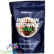 Biotech Protein Brownie Vegan - wegańska mieszanka do wypieku białkoweo ciasta czekoladowego bez dodatku cukru
