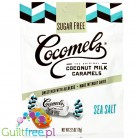 Cocomels Coconut Sea Salt Milk Caramels - vegan coconut keto fudge without sugar, 2 times less kcal