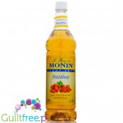 Monin Sugar Free Syrup Hazelnut 1L USA - syrop bezcukrowy o smaku orzechowym