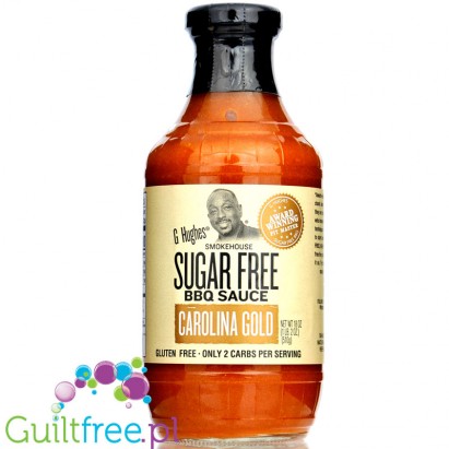 G. Hughes sugar free BBQ sauce Carolina Gold