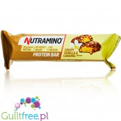 Nutramino Crispy Vanilla & Caramel 55g - niskocukrowy baton białkowy bez sukralozy