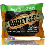 MyProtein Vegan Gooey Filled Protein Cookie Double Chocolate & Peanut Butter - wegańskie ciastko białkowe