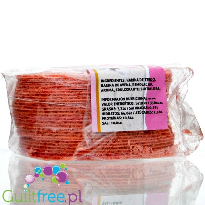 FitStore Cute Sweet Pink Wafers Healthy - wegańskie andruty bez dodatku cukru 10% białka