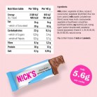 N!CK'S Nick's Protein Waffer, Milk Chocolate  - wafelek proteinowy, Mleczna Czekolada