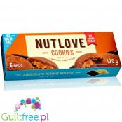 AllNutrition NutLove Chocolate & Peanut Butter – ciasteczka w białej polewie bez dodatku cukru