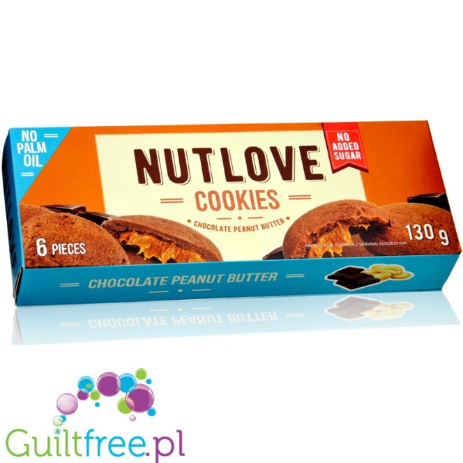 AllNutrition NutLove Chocolate & Peanut Butter no added sugar cookies
