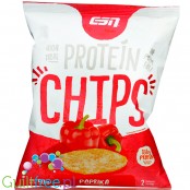 ESN Vegan Protein Chips Paprika - wegańskie chipsy proteinowe 40% białka
